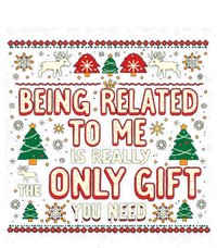 Being Related To Me Family Christmas Humor Xmas Cute Gift Tote Bag