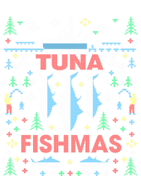 Funny Tuna Fishing Christmas Ugly Party Tuna Fishmas Gift Women's Tri-Blend 3/4-Sleeve Raglan Shirt