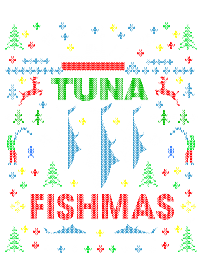 Funny Tuna Fishing Ugly Christmas Party Gift Funny Gift Sweatshirt Cinch Pack Bag