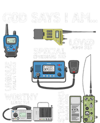 God Says I Am Ham Radio Lover Christian T-Shirt