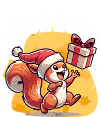 Funny Gift Christmas Santa Hat Funny Squirrel Lover Xmas Gift T-Shirt