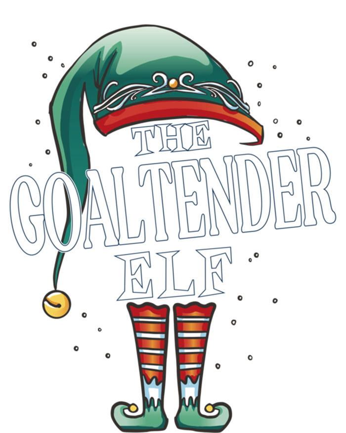 Goaltender Elf Christmas Group Xmas Pajama Party Gift Women's Tri-Blend 3/4-Sleeve Raglan Shirt