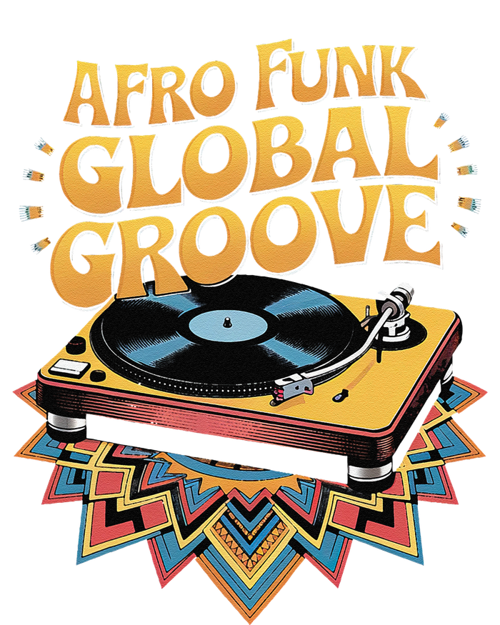 Retro Vinyl Afro Soul Music Groove Funky 70s T-Shirt