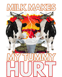 Milk Makes My Tummy Hurt Funny Sarcasm Oddly Specific Meme Cooling Performance Crew T-Shirt