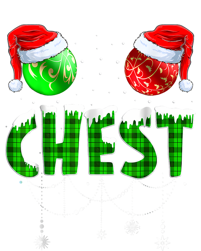 Chest Nuts Matching Chestnuts Funny Christmas Couples Chest Tall Long Sleeve T-Shirt