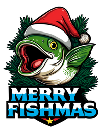 Merry Fishmas Funny Christmas Fish Holiday Fishing Santa Hat Cool Gift Toddler Long Sleeve Shirt