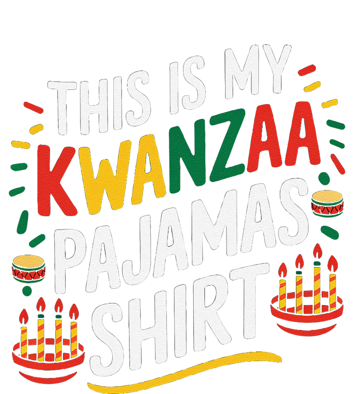 This Is My Kwanzaa Pajamas Kinara Funny African American T-Shirt