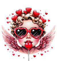 Retro Cupid Valentine Day Cute Vintage Cupid Blowing Bubble T-Shirt