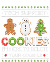 Funny Christmas I’M Here To Delete Your Cookies Techsupport Tall Long Sleeve T-Shirt