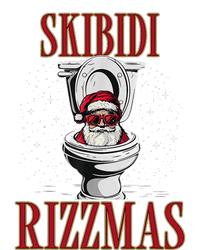 Skibid.I Rizzmas Funny Santa Toilet White Elephant Christmas Yupoong Adult 5-Panel Trucker Hat