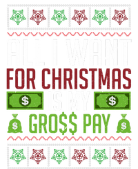 All I Want For Christmas Is My Gross Pay Funny Holiday Humor Impact Tech Backpack