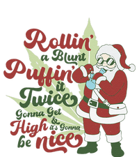 Funny Santa Claus Smoking Weed Marijuana 420 Christmas Tall Long Sleeve T-Shirt