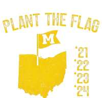 M Plant The Flag Funny Football Yellow T-Shirt