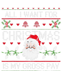 Funny Christmas All I Want Is My Gross Pay Funny Holiday T-Shirt