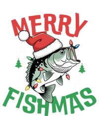 Merry Fishmas Santa Christmas Bass Fishing Fisher Gift T-Shirt