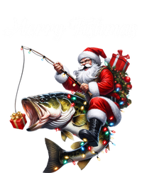 Merry Fishmas Santa Christmas Fisher Great Gift Women's V-Neck T-Shirt