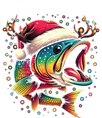 Merry Fishmas Santa Fishing Lovers Funny Fisher Christmas Cute Gift T-Shirt