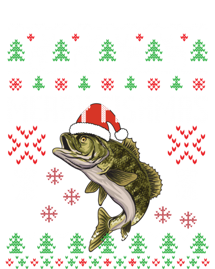 Merry Fishmas Ugly Christmas Funny Angler Fishing Meaningful Gift T-Shirt