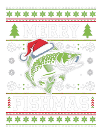 Merry Fishmas Ugly Fishing Christmas Bass Fish Pajama Funny Gift Great Gift T-Shirt