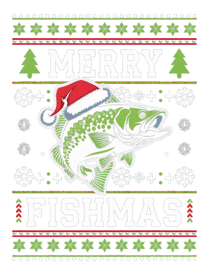 Merry Fishmas Ugly Fishing Christmas Bass Fish Pajama Funny Gift Great Gift T-Shirt