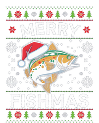 Merry Fishmas Ugly Fishing Christmas Bass Fish Pajama Funny Gift Funny Gift T-Shirt