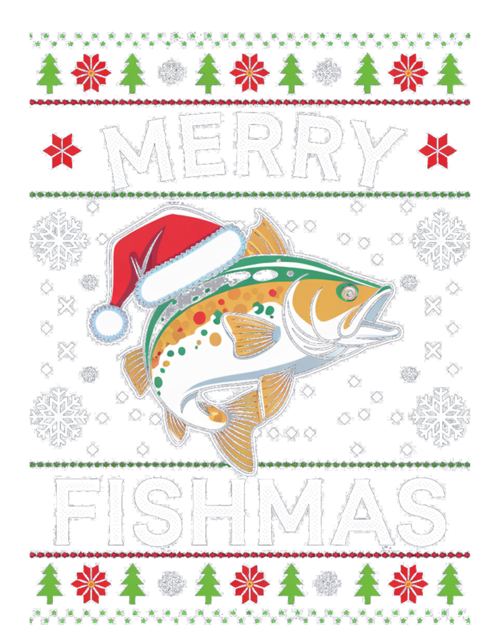 Merry Fishmas Ugly Fishing Christmas Bass Fish Pajama Funny Gift Funny Gift T-Shirt