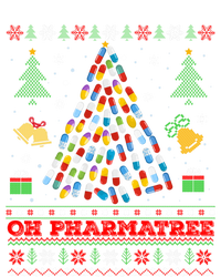 Oh Pharmatree Pharmacist Pharmacy Pills Ugly Christmas Tree Great Gift Pom Pom 12in Knit Beanie