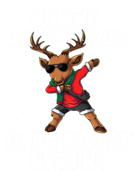 On The Naughty List And I Regret Nothing Reindeer Dabbing Gift T-Shirt