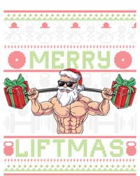 Merry Liftmas Fitness Xmas Santa Ugly Christmas Bodybuilder Gift Tie-Dye Long Sleeve Shirt