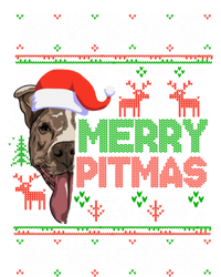 Merry Pitmas Christmas Pitbull Ugly Style Cute Gift Sweatshirt Cinch Pack Bag