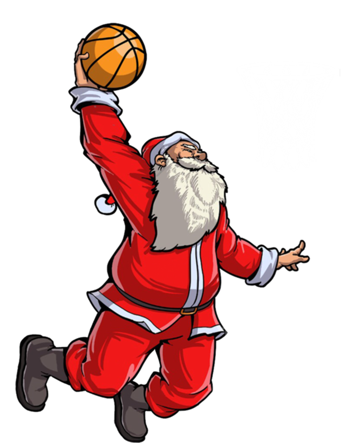 Santa Claus Basketball Superstar Christmas Family Pajamas Gift Valucap Bio-Washed Visor