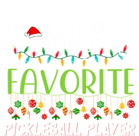 Santa Claus Christmas SantaS Favorite Pickleball Player Gift T-Shirt