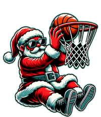 Santa Claus Dunking A Basketball Funny Christmas Basketball Meaningful Gift Tie-Dye T-Shirt