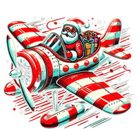 Santa Claus Flying Airplane Christmas Pilot Xmas Gift Sweatshirt