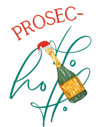 Retro Prosec Ho Ho Ho Funny Presecco Christmas Vacation Great Gift T-Shirt