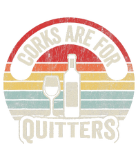 Corks Are For Quitters Wine Lover Cooling Performance Long Sleeve Crew