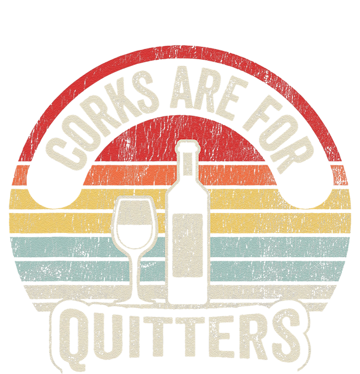 Corks Are For Quitters Wine Lover Cooling Performance Long Sleeve Crew