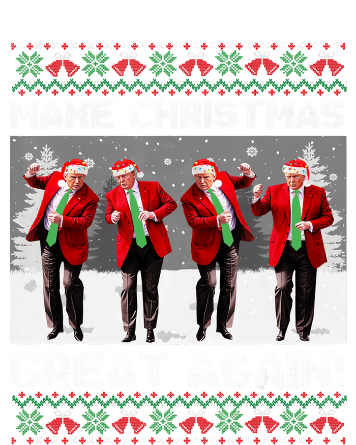 Santa Trump Dance Make Christmas Great Again Ugly Meaningful Gift T-Shirt