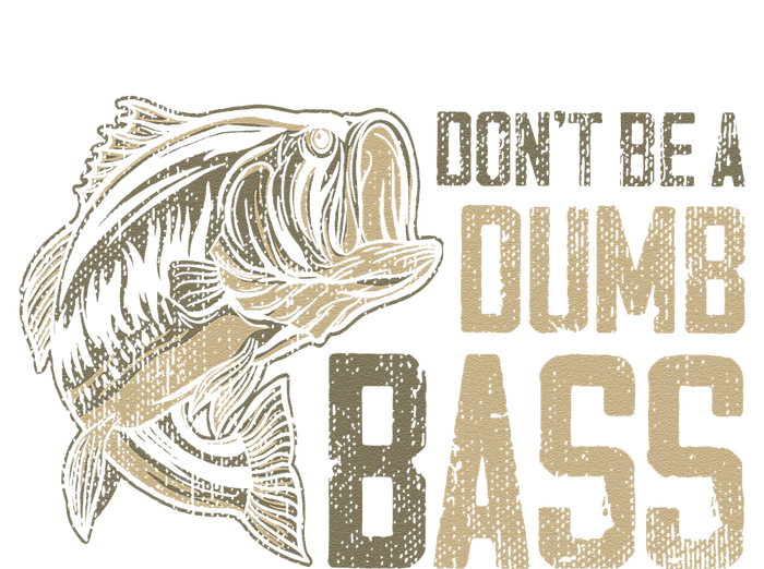 DonT Be Dumb Bass Fishing Dad Daddy Fathers Day Cooling Performance Long Sleeve Crew