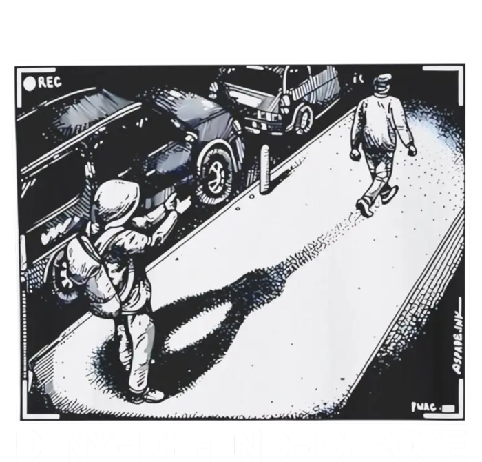 Assassination Print Deny Defend Depose T-Shirt