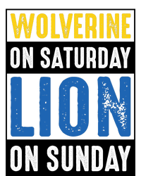 Wolverine On Saturday Lion On Sunday Canvas