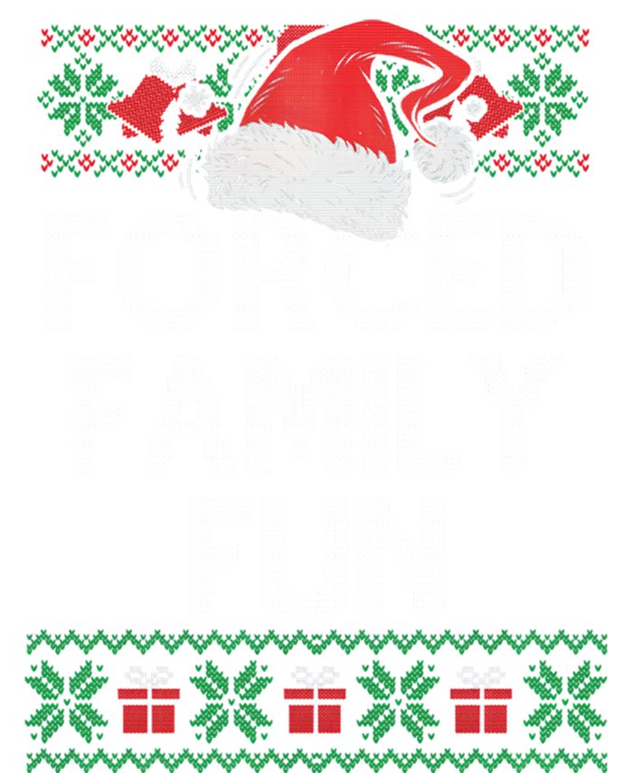 Forced Family Fun Sarcastic Funny Christmas Ugly Xmas PosiCharge RacerMesh Polo