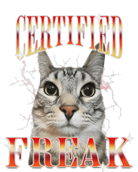 Cat Meme Certified Freak Eat Cement Cursed Cat T-Shirt