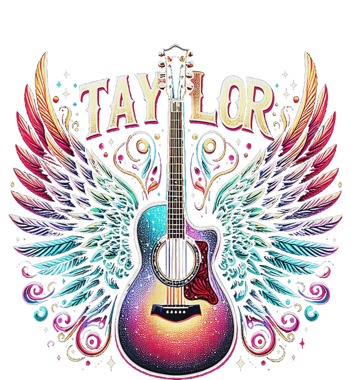 Groovy Taylor First Name Personalized 80s T-Shirt