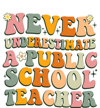 Never Underestimate A Public School Teacher Cute Gift Sustainable Beanie