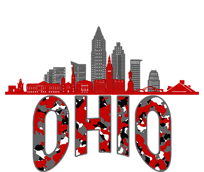 Ohioan State Of Ohio Camo Graphic Designs T-Shirt