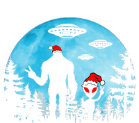 Santa Bigfoot Alien Ufo Christmas Sasquatch Extraterrestrial Impact Tech Backpack