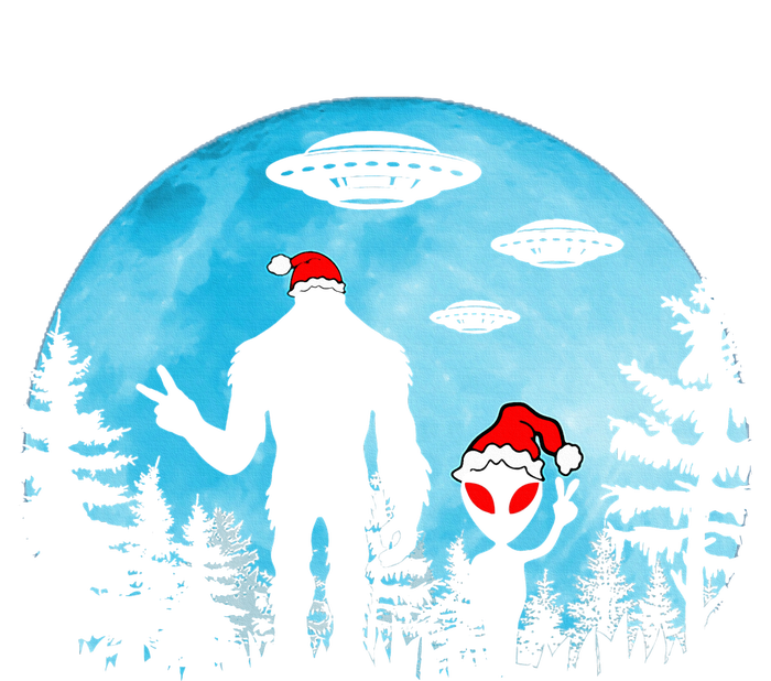 Santa Bigfoot Alien Ufo Christmas Sasquatch Extraterrestrial Impact Tech Backpack