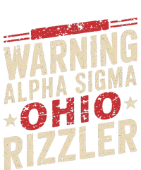 Warning A.L.P.H.A S.Ig.M.A Ohio Rizzler Trendy Slang Poster