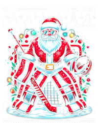 Merry Christmas Santa Hockey Goalie Ugly Christmas Sweater T-Shirt